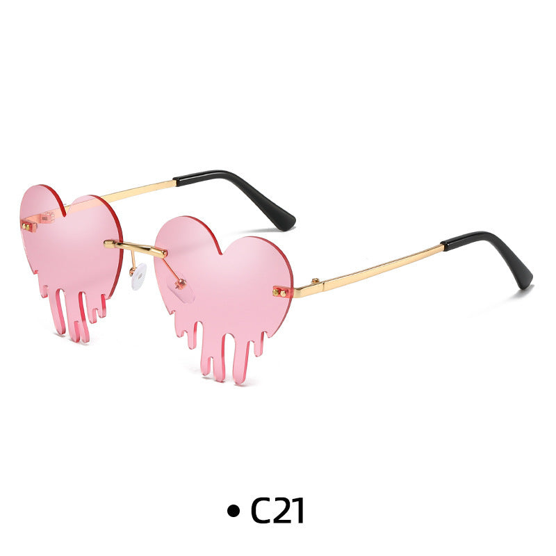 Wholesale 028 New Fashion Personalized Sunglasses Colorful Ocean Lens Sunglasses for Men and Women